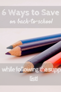 6 ways to save on back to school essentials