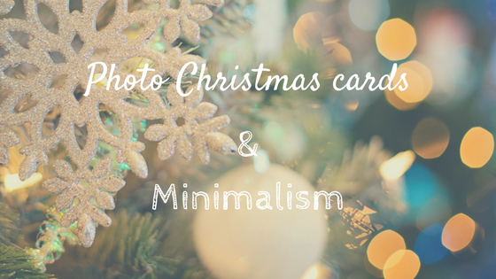 photo christmas cards and minimalism