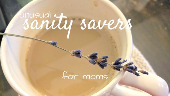 tea and lavender - unusual sanity savers for moms